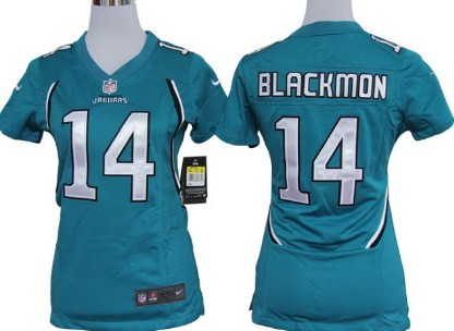 Nike Team Jersey Jacksonville Jaguars 14 Justin Blackmon Green Game